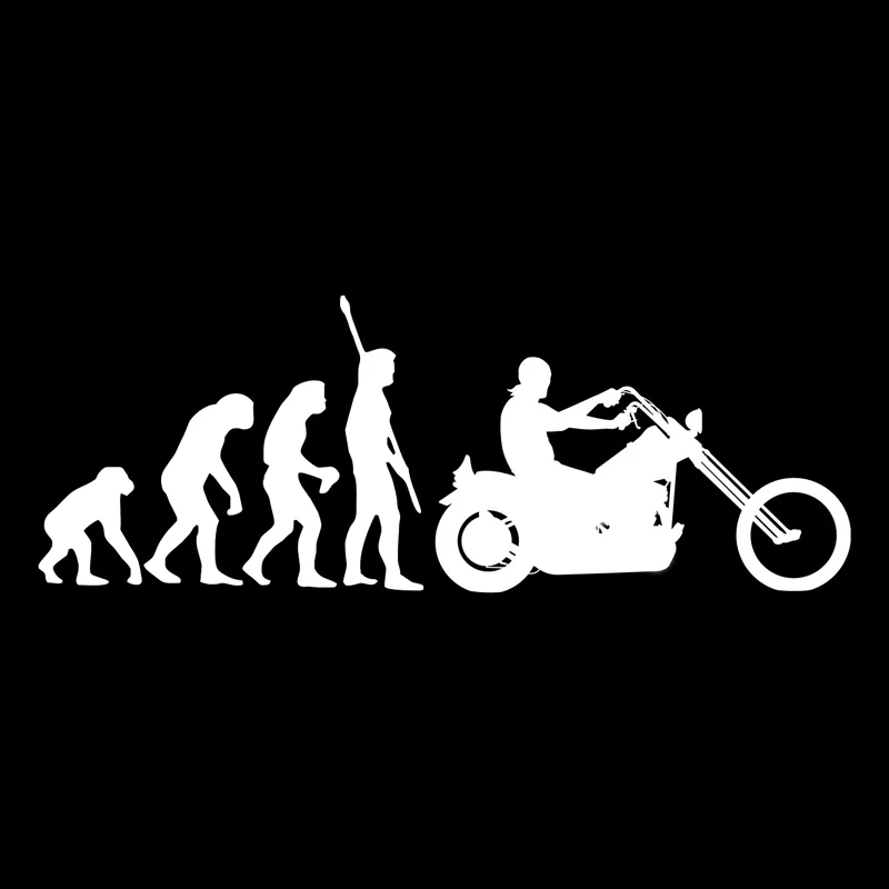 Стикеры для мотоцикла модные наклейки и автомобиля Человеческая Эволюция