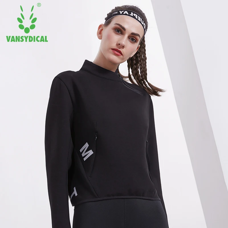 Vansydical Women Running Sweatshirts Fitness Gym Pullover Slim Yoga Sweat Tops Autum Winter Sportswear 2018
Vansydical Women Running Sweatshirts Fitness Gym Pullover Slim Yoga Sweat Tops Autum Winter Sportswear 2018
