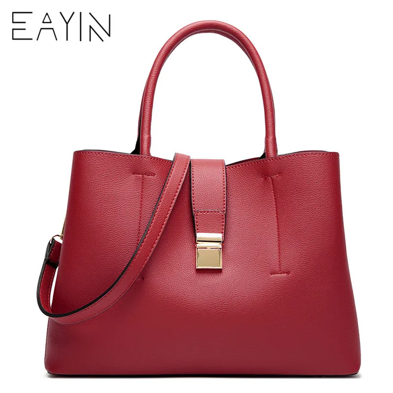 Fashion Female Shoulder Bag Leather Women Handbag Simple Style Messenger Bag Top-handle Large Capacity Hand Bags For Women
Fashion Female Shoulder Bag Leather Women Handbag Simple Style Messenger Bag Top-handle Large Capacity Hand Bags For Women