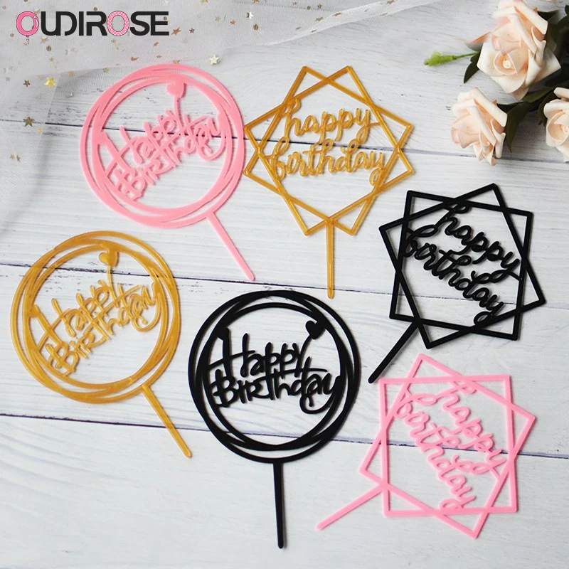 Gold Silver Happy Birthday Cake Topper Plastic Letter Cake Top Flag Topper Decoration cupcake Baby Shower Party Wedding Supplies
Gold Silver Happy Birthday Cake Topper Plastic Letter Cake Top Flag Topper Decoration cupcake Baby Shower Party Wedding Supplies
