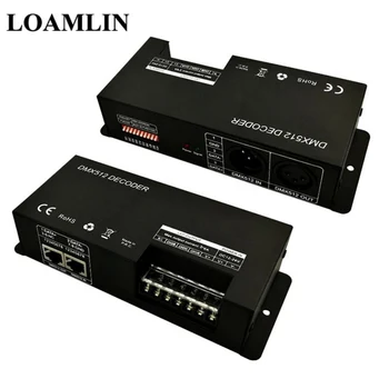 DMX512 Decorder RGB LED Controller 3 Channel 8A For RGB 5050 3528 LED Strip Light 12V-24V
DMX512 Decorder RGB LED Controller 3 Channel 8A For RGB 5050 3528 LED Strip Light 12V-24V
