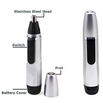 Battery Powered Razor Ear Hair Removal Face Care Shaving Razor for Men Portable Electric Nose Hair Trimmer Nose Clipper
Battery Powered Razor Ear Hair Removal Face Care Shaving Razor for Men Portable Electric Nose Hair Trimmer Nose Clipper