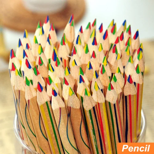 10 pcs/Lot Rainbow color pencil 4 in 1 colored pencils for drawing Stationery drawing Office material school supplies 6292
10 pcs/Lot Rainbow color pencil 4 in 1 colored pencils for drawing Stationery drawing Office material school supplies 6292