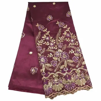 2019 Latest Popular Designs Wine Sequins Applique Lace Fabric 5 Yards African Lace Fabric High Quality silk George lace fabric
2019 Latest Popular Designs Wine Sequins Applique Lace Fabric 5 Yards African Lace Fabric High Quality silk George lace fabric