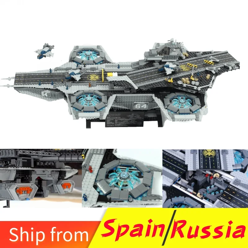 LEGOING Marvel Movie Blocks Shield Helicarrier Model Kids Toys Compatible With Avengers LEGOINGLY Super heroes Birthday Gifts
LEGOING Marvel Movie Blocks Shield Helicarrier Model Kids Toys Compatible With Avengers LEGOINGLY Super heroes Birthday Gifts