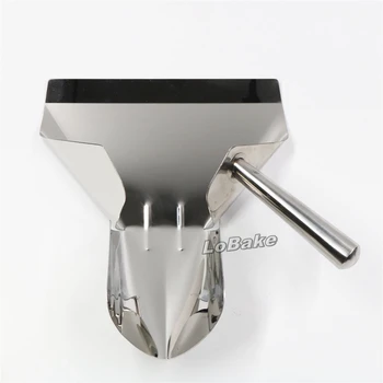 Latest totally stainless steel one handle potato chips french fries spade shovel nuts fruit vegetable funnel for cooking tools
Latest totally stainless steel one handle potato chips french fries spade shovel nuts fruit vegetable funnel for cooking tools