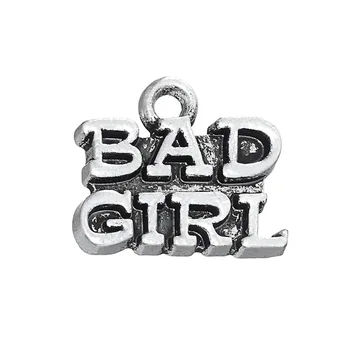 my shape 30pcs European Style Word Bad Girl Charm Tibetan Silver Plated Charm Jewelry
my shape 30pcs European Style Word Bad Girl Charm Tibetan Silver Plated Charm Jewelry