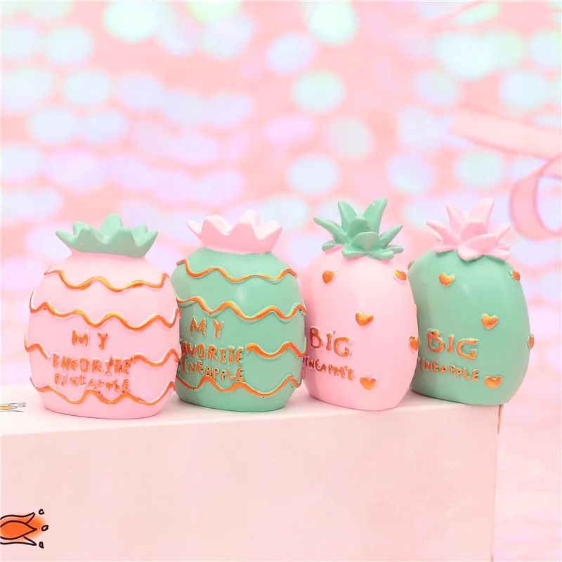 Cake decor resin pineapple small ornaments fresh home decoration for wedding living room children piggy bank girl friend gift
Cake decor resin pineapple small ornaments fresh home decoration for wedding living room children piggy bank girl friend gift