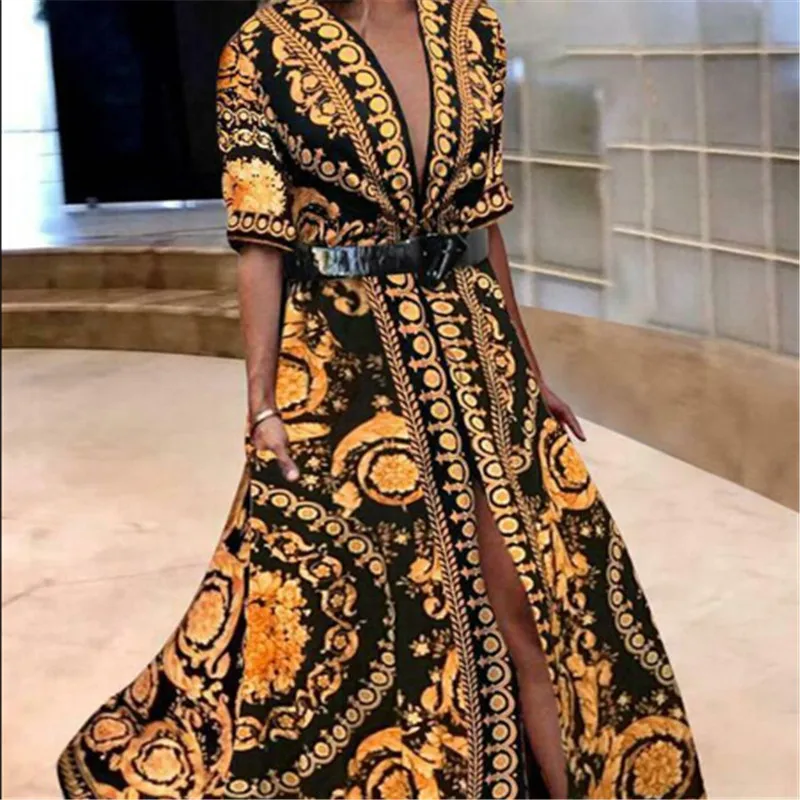 Trendy Women dress Short Sleeve Geometry pocket casual loose Ladies Summer Beach Polyester Dresses one pieces
Trendy Women dress Short Sleeve Geometry pocket casual loose Ladies Summer Beach Polyester Dresses one pieces