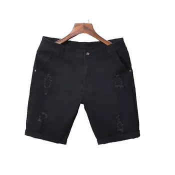 Top Quality Man Denim Shorts White And Black Hole Design 2017 New Man's Casual Stretch Shorts Cotton Size 28-36 Summer Men
Top Quality Man Denim Shorts White And Black Hole Design 2017 New Man's Casual Stretch Shorts Cotton Size 28-36 Summer Men