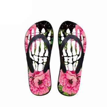 NOISYDESIGNS New Summer Women House Slippers Floral Design Flats lady Non-slip Flip Flops 3D Bone Casual Beach Sandals Female
NOISYDESIGNS New Summer Women House Slippers Floral Design Flats lady Non-slip Flip Flops 3D Bone Casual Beach Sandals Female