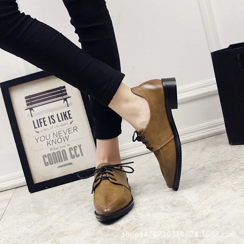 preppy style oxford shoes student pointed toe retro bullock shoes woman brand shoes high quality cozy flats shoes woman brogues
preppy style oxford shoes student pointed toe retro bullock shoes woman brand shoes high quality cozy flats shoes woman brogues
