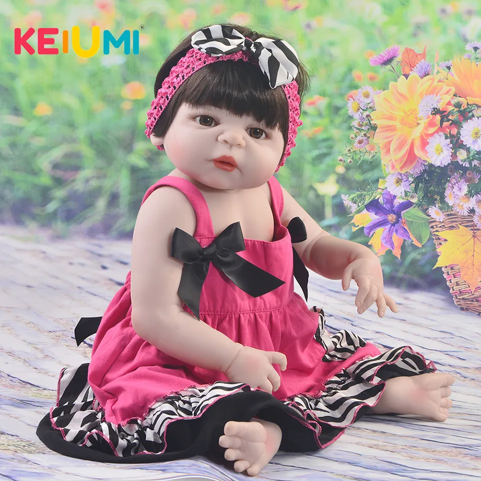KEIUMI 23 Inch Full Vinyl Silicone Babies Doll Realistic 57 cm Princess Reborn Baby Girl Dolls Toys For Kids Birthday XMAS Gifts
KEIUMI 23 Inch Full Vinyl Silicone Babies Doll Realistic 57 cm Princess Reborn Baby Girl Dolls Toys For Kids Birthday XMAS Gifts