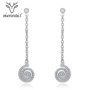 Viennois Trendy Geometric Dangle Earrings for Woman Spiral Pendant Drop Earrings Whirlpool Long Earrings Korean Earrings
Viennois Trendy Geometric Dangle Earrings for Woman Spiral Pendant Drop Earrings Whirlpool Long Earrings Korean Earrings