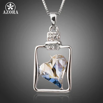AZORA Romantic Big Blue Heart Crystal Pendant Necklaces for Women Fashion Wedding Party Jewelry Valentine's Day Gifts TN0231
AZORA Romantic Big Blue Heart Crystal Pendant Necklaces for Women Fashion Wedding Party Jewelry Valentine's Day Gifts TN0231