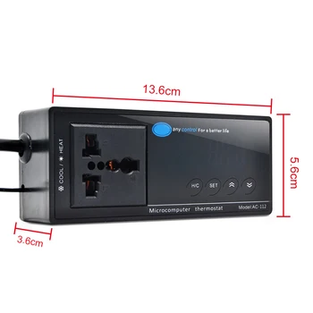 Newly Digital LED Temperature Controller Thermostat for Aquarium Reptile AC-112 VA88
Newly Digital LED Temperature Controller Thermostat for Aquarium Reptile AC-112 VA88