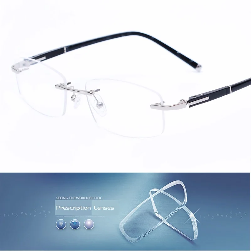 Vazrobe Rimless Gray Mens Glasses Frame Spectacles for Man Prescription Optical Lens Frameless Eyeglass (can Mount Lens You Need
Vazrobe Rimless Gray Mens Glasses Frame Spectacles for Man Prescription Optical Lens Frameless Eyeglass (can Mount Lens You Need