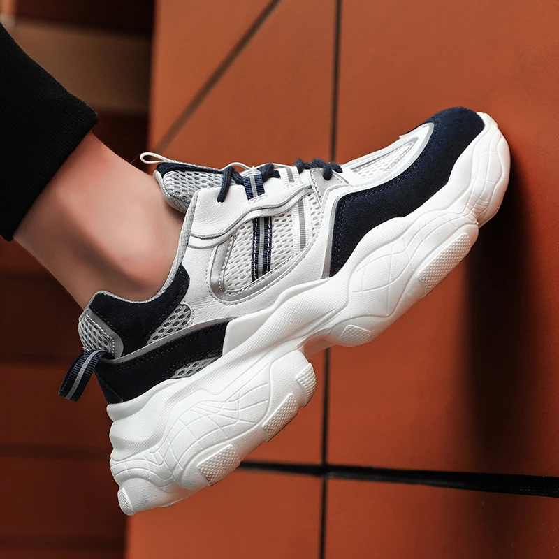 GOODRSSON men's dad chunky shoes height increase new fashion sneakers non-slip thick bottom casual shoes new fashion footwear
GOODRSSON men's dad chunky shoes height increase new fashion sneakers non-slip thick bottom casual shoes new fashion footwear