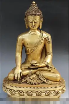 S5119 19" Tibet Buddhism Bronze tathagata Shakyamuni Sakyamuni Amitabha Buddha Statue
S5119 19" Tibet Buddhism Bronze tathagata Shakyamuni Sakyamuni Amitabha Buddha Statue