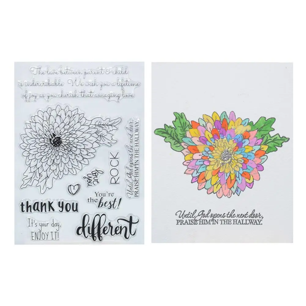 Thank you flowers Transparent Clear Silicone Stamp/Seal for DIY scrapbooking/photo album Decorative clear stamp 40
Thank you flowers Transparent Clear Silicone Stamp/Seal for DIY scrapbooking/photo album Decorative clear stamp 40