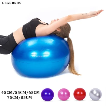 

Exercise Yoga Ball Sports Stability Balance Ball for Pilates Birthing Fitness Gym Workout Training Physical Therapy Anti-Burst