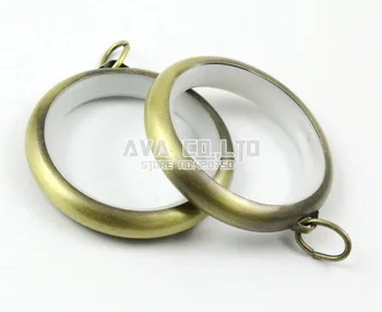 20 Pieces Household Round Antique Brass Shower Sliding Curtain Hooks Rings Noise Reduction Rings
20 Pieces Household Round Antique Brass Shower Sliding Curtain Hooks Rings Noise Reduction Rings