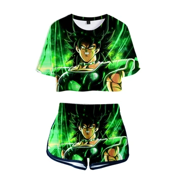 3D Print women brand Dragon Ball Super Broly Two Piece Set+Short Pants Girl Sexy Sets High quality Dragon Ball T Short child Set
3D Print women brand Dragon Ball Super Broly Two Piece Set+Short Pants Girl Sexy Sets High quality Dragon Ball T Short child Set