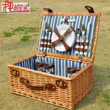 Picnic Basket Picnic Goods Cane Willow Picnic Basket Thermal Preservation Belt Cover Camping Receiving Basket Tableware
Picnic Basket Picnic Goods Cane Willow Picnic Basket Thermal Preservation Belt Cover Camping Receiving Basket Tableware