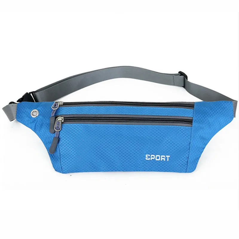 Водонепроницаемая поясная сумка для бега мужчин и женщин спортивный двухслойный
