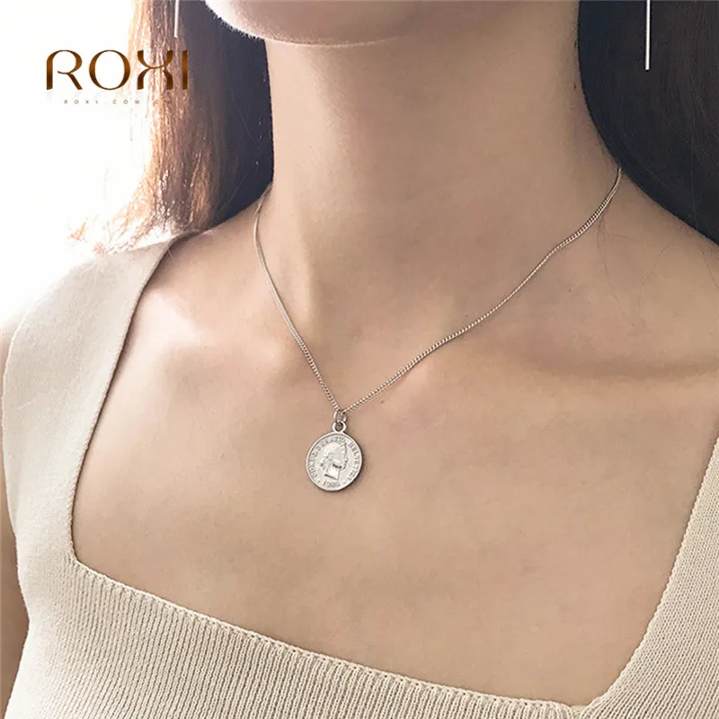 Vintage Carved Coin Necklace For Women Fashion Gold Silver Color Medallion Pendant Long Necklaces Simple Boho Jewelry Z4
Vintage Carved Coin Necklace For Women Fashion Gold Silver Color Medallion Pendant Long Necklaces Simple Boho Jewelry Z4