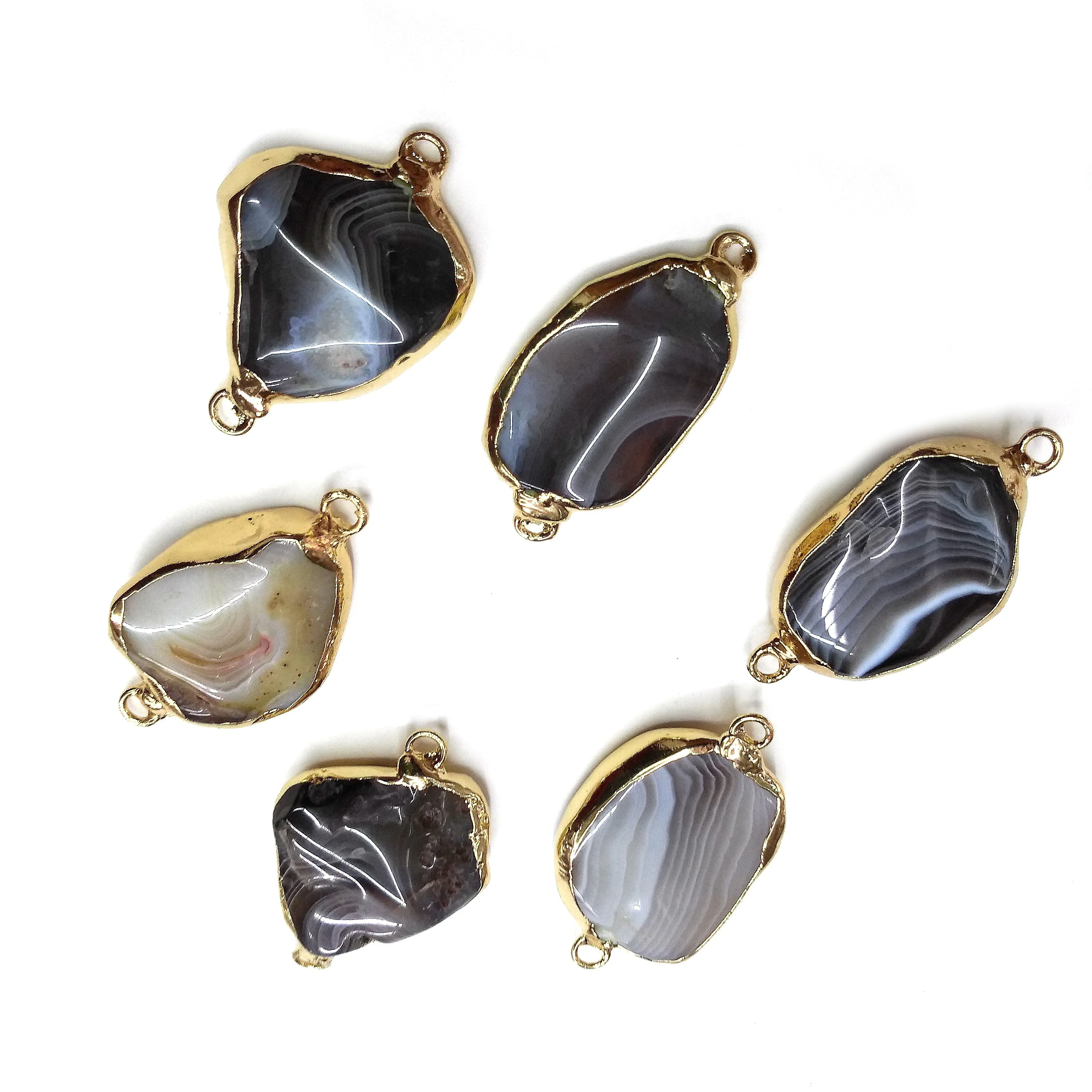 Natural Agates Pendants Charms Connector Pendants for Jewelry Making DIY Accessories Fit Necklaces Size 20x40mm-25x45mm
Natural Agates Pendants Charms Connector Pendants for Jewelry Making DIY Accessories Fit Necklaces Size 20x40mm-25x45mm