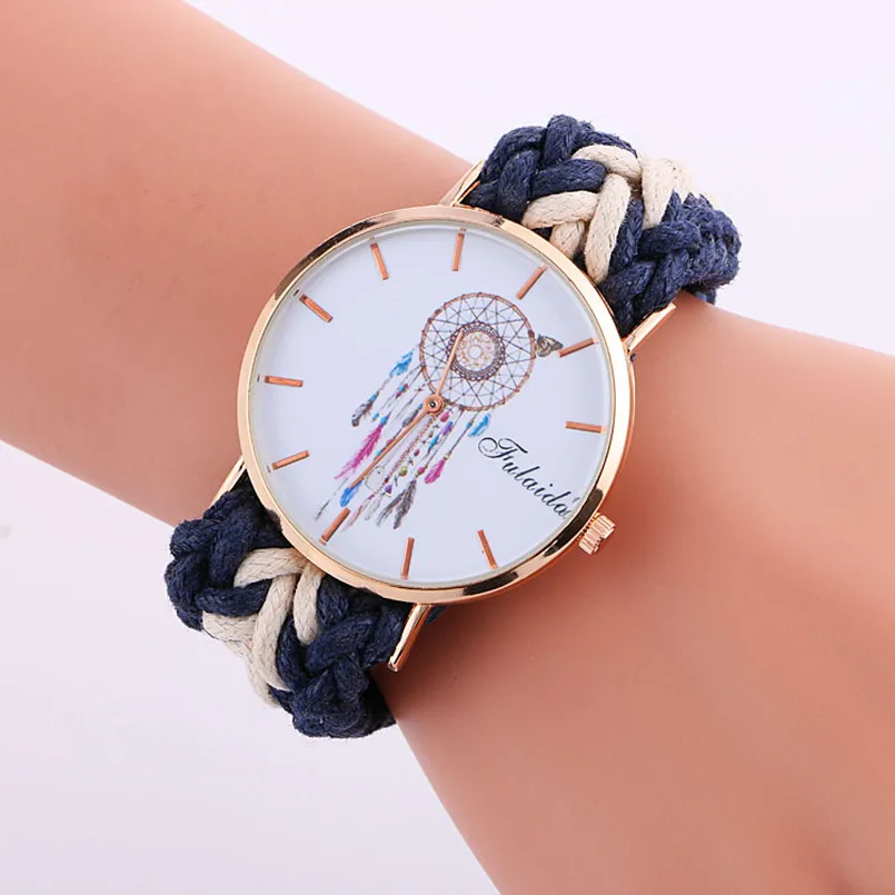 Wholesale Fulaida Women Watch Dream Catcher Pattern Creative Handmade Rope Watch Women Knitted Quartz Casual Wristwatch
Wholesale Fulaida Women Watch Dream Catcher Pattern Creative Handmade Rope Watch Women Knitted Quartz Casual Wristwatch