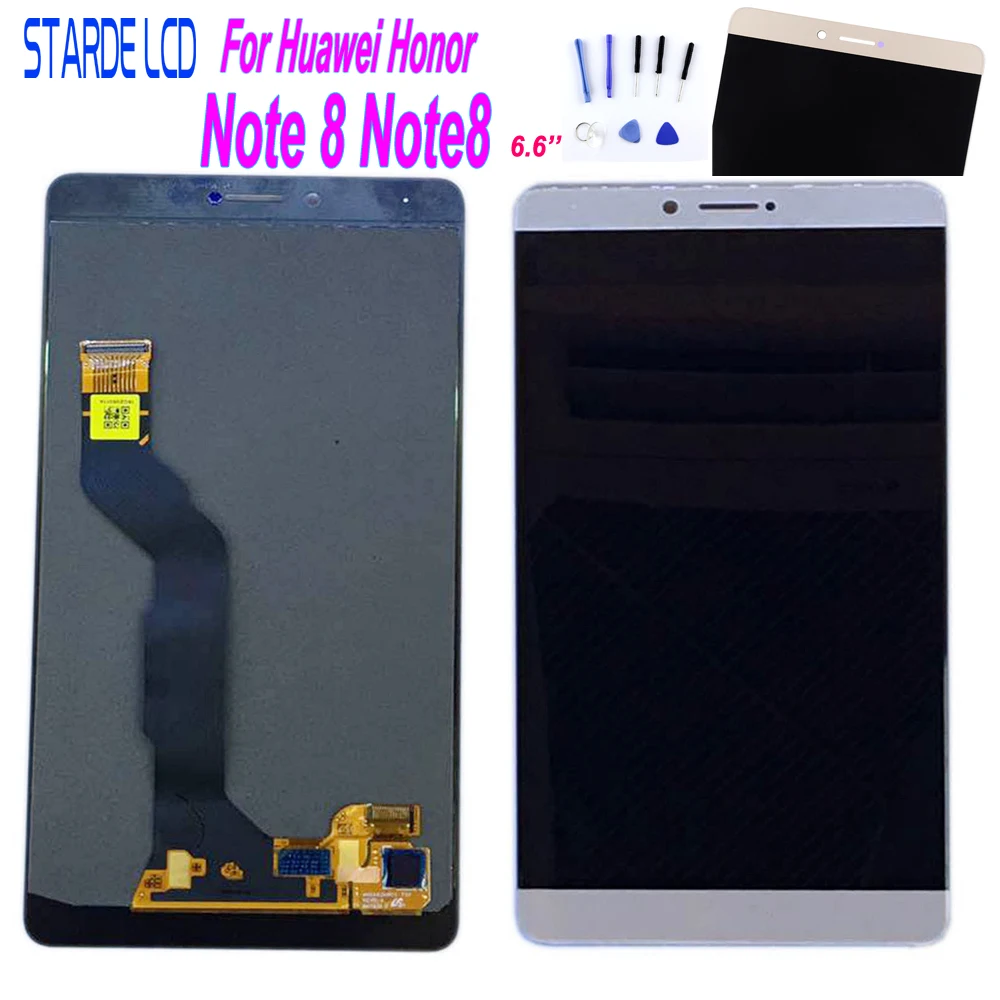100% New Original LCD For Huawei Honor Note 8 Note8 EDI-AL10 LCD Display With Touch Screen Digitizer Assembly with Frame + Tools
100% New Original LCD For Huawei Honor Note 8 Note8 EDI-AL10 LCD Display With Touch Screen Digitizer Assembly with Frame + Tools