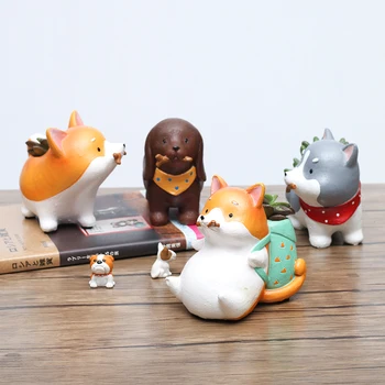 1pc Puppy Resin Planter for Succulents Decorative Flower Pot Desktop Bonsai Akita Huskies Dachshund Home Garden Decoration
1pc Puppy Resin Planter for Succulents Decorative Flower Pot Desktop Bonsai Akita Huskies Dachshund Home Garden Decoration
