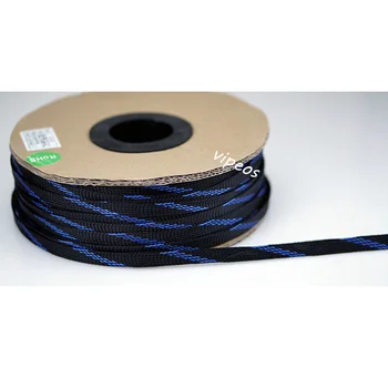 10M Cable Sleeving High Density Braided Diameter Expandable sleeve 4-14MM Black&Blue Rca cable Power cable speaker cable
10M Cable Sleeving High Density Braided Diameter Expandable sleeve 4-14MM Black&Blue Rca cable Power cable speaker cable