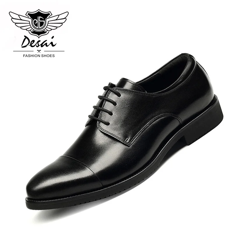 DESAI 2019 Formal Dress Shoes Men's Genuine Leather Shoe Fashion England Business Shoe Wedding Shoes 
DESAI 2019 Formal Dress Shoes Men's Genuine Leather Shoe Fashion England Business Shoe Wedding Shoes