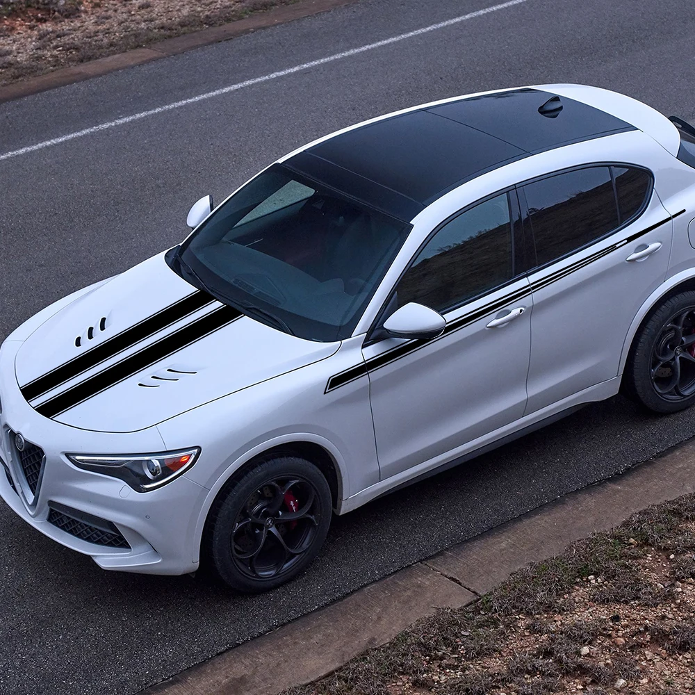 Car Hood Cover Sticker Auto Long side Stripes Vinyl Wrap Decals DIY Decoration Automobiles Sports Styling Tuning Car Accessories
Car Hood Cover Sticker Auto Long side Stripes Vinyl Wrap Decals DIY Decoration Automobiles Sports Styling Tuning Car Accessories