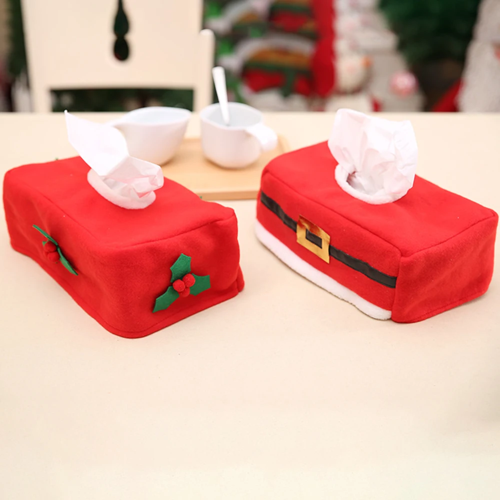 1pcs Tissue Box Storage Santa Claus/Belt Felt/Snowman Napin Dispenser Holder for New Year Xmas Home Kitchen Paper Tissue Case
1pcs Tissue Box Storage Santa Claus/Belt Felt/Snowman Napin Dispenser Holder for New Year Xmas Home Kitchen Paper Tissue Case