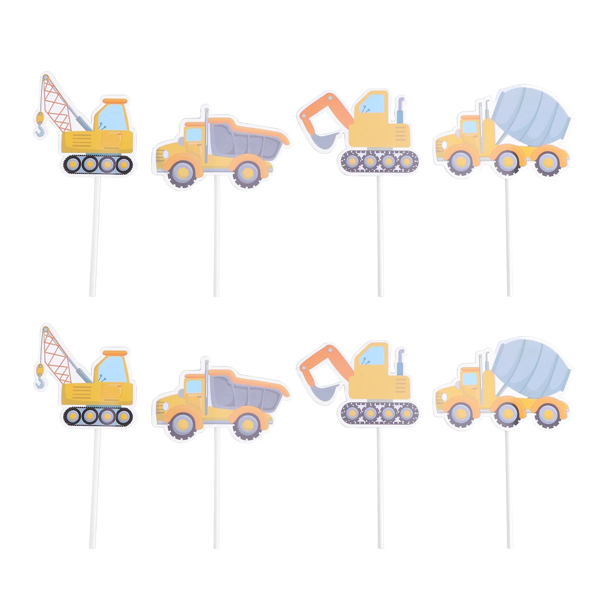16pcs Cupcake Toppers Excavator Funny Dumpers Truck Cake Topper for Birthday Baby Shower
16pcs Cupcake Toppers Excavator Funny Dumpers Truck Cake Topper for Birthday Baby Shower