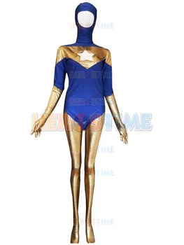 Female Style Booster Gold Spandex Superhero Costume Adult Halloween Cosplay Fullbody Costumes For Women Hot Sale Zentai Suit
Female Style Booster Gold Spandex Superhero Costume Adult Halloween Cosplay Fullbody Costumes For Women Hot Sale Zentai Suit