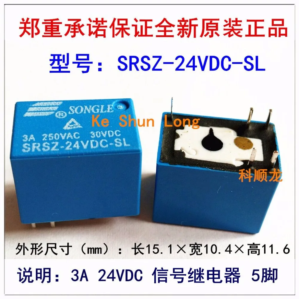 100%Original New SONGLE SRSZ-05VDC-SL SRSZ-12VDC-SL SRSZ-24VDC-SL 5PINS 3A 5VDC 12VDC 24VDC Signal Relay
100%Original New SONGLE SRSZ-05VDC-SL SRSZ-12VDC-SL SRSZ-24VDC-SL 5PINS 3A 5VDC 12VDC 24VDC Signal Relay