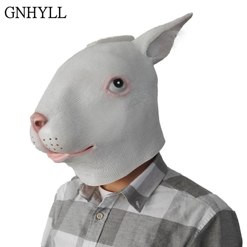 GNHYLL New Halloween Party Cosplay Animal Mask Latex Rabbit Mask Bunny Mask Disguises of Rabbits Face Head Mask
GNHYLL New Halloween Party Cosplay Animal Mask Latex Rabbit Mask Bunny Mask Disguises of Rabbits Face Head Mask
