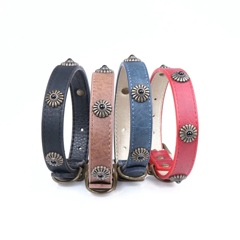 Bronze Obsidian Decoration Pet Dog Collar Genuine Cowhide Leather Dog Chain Pet Dog Supplies
Bronze Obsidian Decoration Pet Dog Collar Genuine Cowhide Leather Dog Chain Pet Dog Supplies