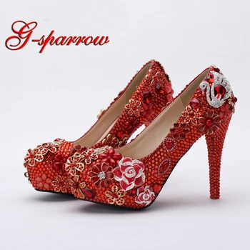 Red Rhinestone Bridal Shoes Gorgeous Wedding Party Prom Shoes Crystal Evening Nightclub Pumps Mother of the Bride Shoes
Red Rhinestone Bridal Shoes Gorgeous Wedding Party Prom Shoes Crystal Evening Nightclub Pumps Mother of the Bride Shoes