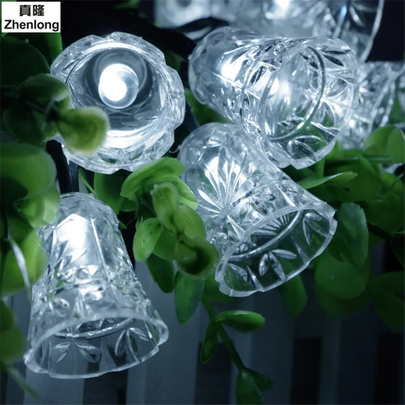 20LED String Lights Christmas Bell Festoon Light Waterproof Garden Xmas Tree Decoration Outdoor Night Fairy String Lamp Holiday
20LED String Lights Christmas Bell Festoon Light Waterproof Garden Xmas Tree Decoration Outdoor Night Fairy String Lamp Holiday