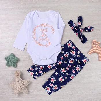 Baby Clothes Baby Floral Romper Sets autumn spring baby long sleeve romper+flower pants+hats 3pcs Sets Infant Cotton Clothes
Baby Clothes Baby Floral Romper Sets autumn spring baby long sleeve romper+flower pants+hats 3pcs Sets Infant Cotton Clothes