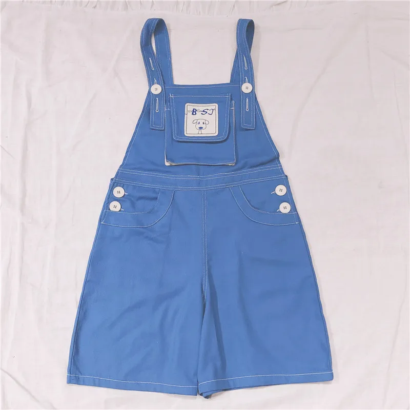 Mori Girl Harajuku Women's Cute Dog Embroidery Adjustable Overalls Shorts Kawaii Japanese Loose Suspender Trousers Summer
Mori Girl Harajuku Women's Cute Dog Embroidery Adjustable Overalls Shorts Kawaii Japanese Loose Suspender Trousers Summer