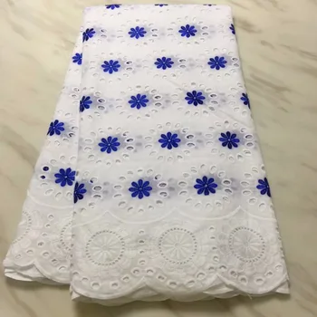 African Lace Fabric 2019 Embroidered Nigerian Laces Fabric BLUE High Quality Swiss VoileFabric For Women Party YYZ00603
African Lace Fabric 2019 Embroidered Nigerian Laces Fabric BLUE High Quality Swiss VoileFabric For Women Party YYZ00603
