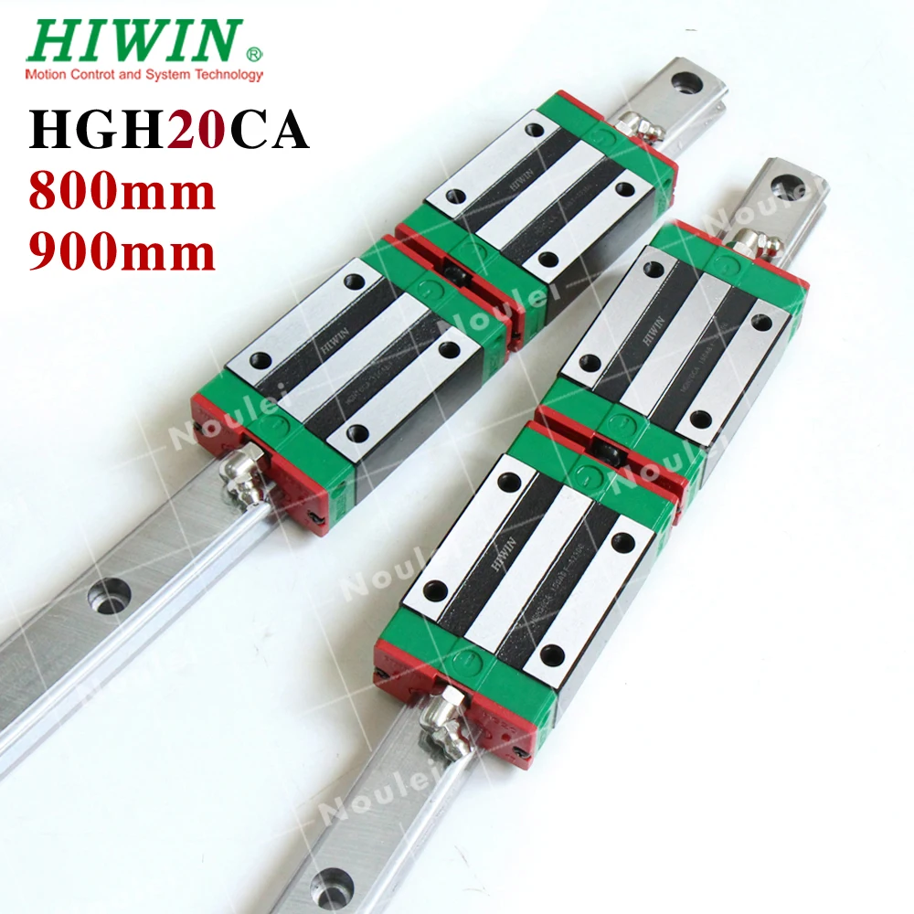 HIWIN HG20 Linear Guide Rail 2pcs 800mm 900mm HGR20 with 4pcs HGH20CA Guide block for CNC Custom length HGH20
HIWIN HG20 Linear Guide Rail 2pcs 800mm 900mm HGR20 with 4pcs HGH20CA Guide block for CNC Custom length HGH20