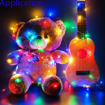 10M LED String Light Copper Wire Waterproof RGB Strings Fairy Lights Garland USB Powered For Christmas Wedding Decoration 
10M LED String Light Copper Wire Waterproof RGB Strings Fairy Lights Garland USB Powered For Christmas Wedding Decoration